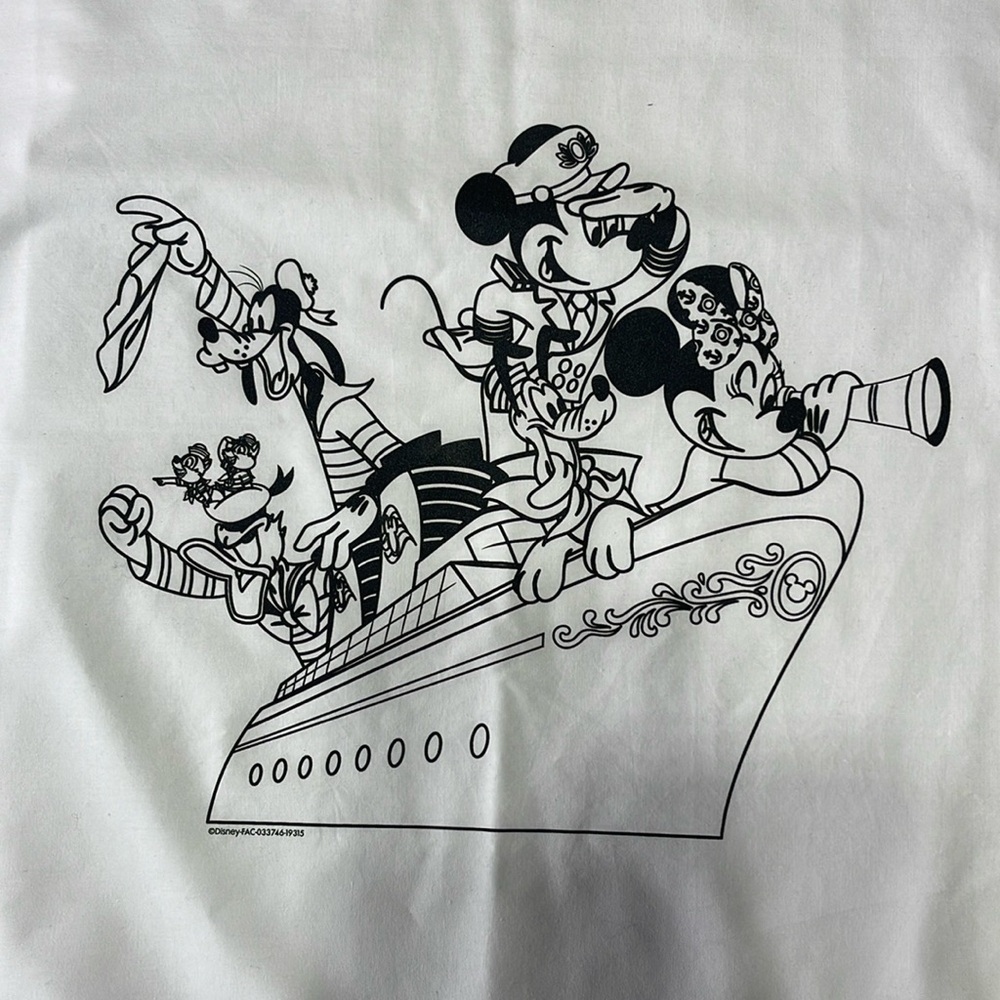 Thomaston - Disney Mickey & Friends - Black and White - Standard Pillow Case